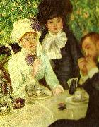 Pierre-Auguste Renoir efter lunchen oil painting reproduction